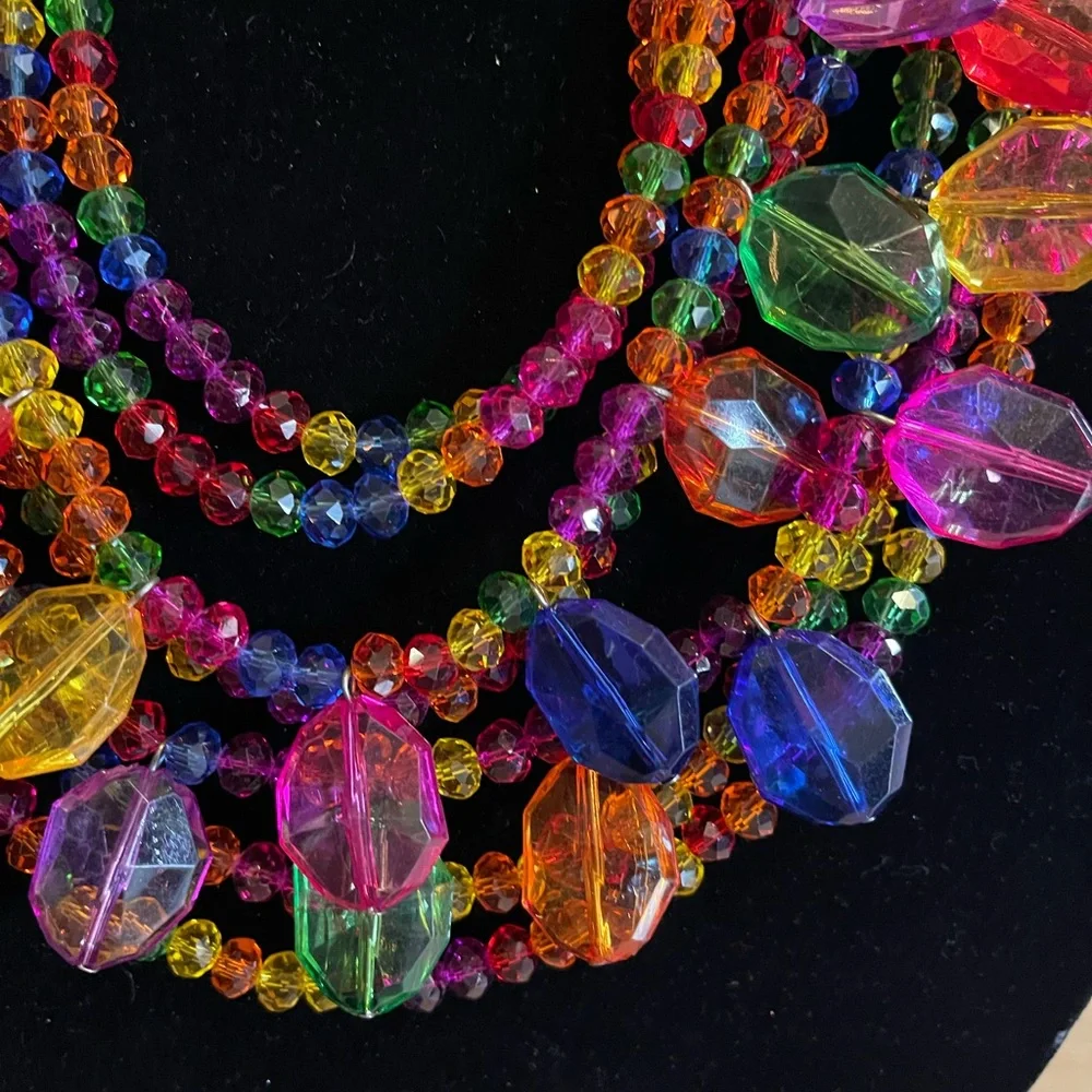Sassy Jones Multicolor Beaded Necklace - Picture 4 of 9